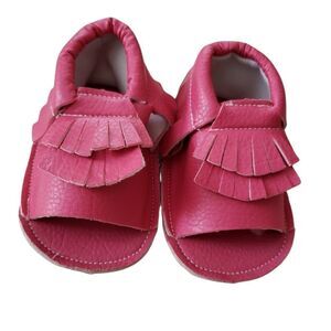 NWT Baby Moccasin Sandals Pink!